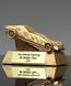 Picture of Golden Pinewood Derby Award Sculpture