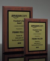 Picture of Sublimated Walnut Finish Plaque