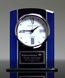Picture of Black & Blue Glass Clock Award