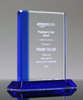 Picture of Tribute Crystal Award - Medium Size