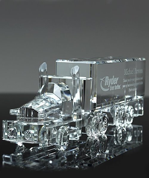 Picture of Crystal 18 Wheeler Truck Award