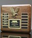 Picture of Soaring Eagle 12-Plate Perpetual Walnut Plaque