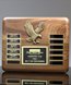 Picture of Soaring Eagle 12-Plate Perpetual Walnut Plaque