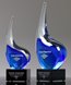 Picture of Blue Wave Art Glass Award