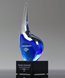 Picture of Blue Wave Art Glass Award