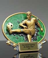 Picture of 3D Xplosion Soccer Resin Trophy - Male