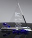 Picture of Blue Goal-Setter Triangle Crystal