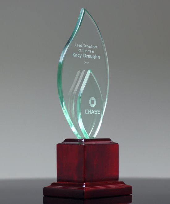 Double Flame Glass Award