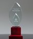 Picture of Double Flame Glass Award