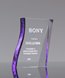 Picture of Faceted Purple Acrylic Paperweight