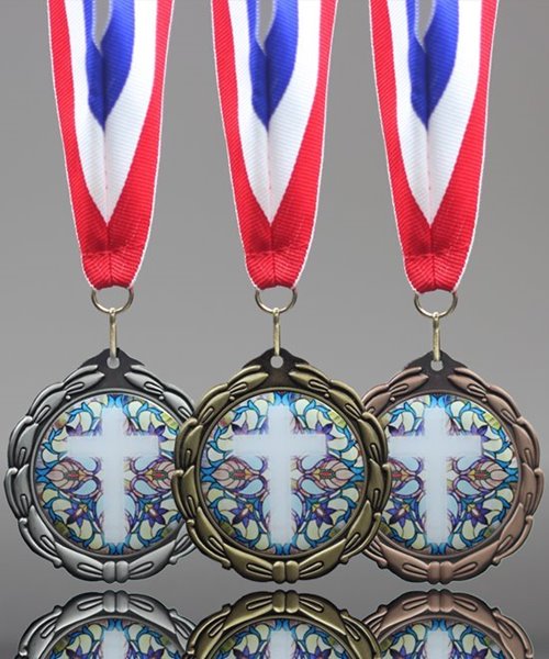 Picture of Epoxy-Domed Religious Medal