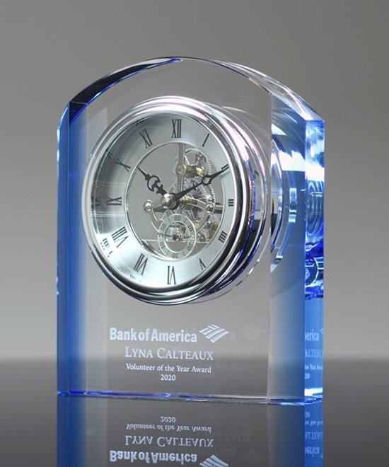 Appreciation Crystal Clock Award