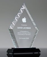 Picture of Accent Diamond Glass Award