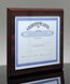 Picture of Certificate Slide-In Display Plaque Award