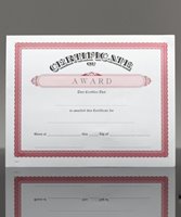 Picture of Certificate of Award
