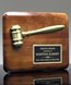 Picture of Walnut Plaque with Gold Gavel