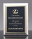 Picture of White Marble-Finish Award Plaque