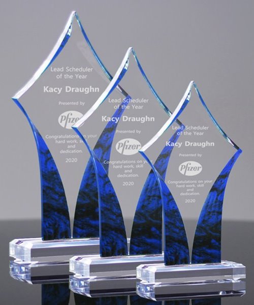 Picture of Sapphire Diamond Acrylic Awards