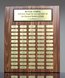 Picture of Monthly Recognition 60-Plate Walnut Award Plaque