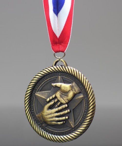 Hand Shake Award Medal | Edco Awards