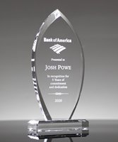 Picture of Acrylic Flame Award