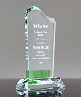 Picture of Green Gem Crystal Trophy