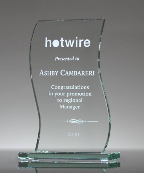Picture of Jade Glass Wave Award