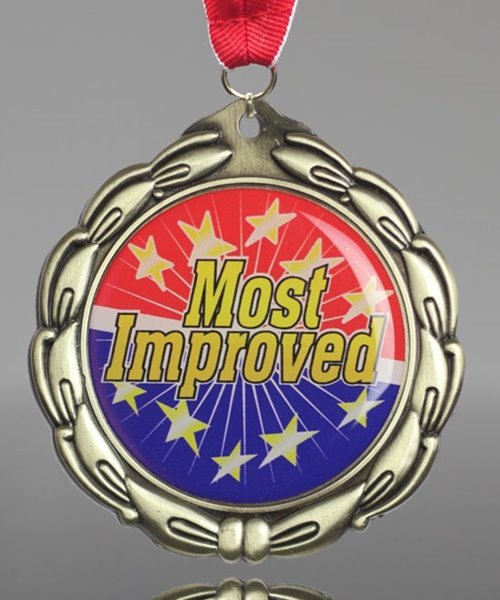 Picture of Epoxy Domed Most Improved Medals