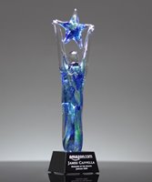 Picture of Art Glass Star Achiever Award