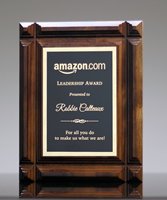 Picture of Deep Groove Walnut Plaque Award