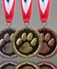 Picture of Paw Print Medals