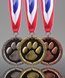 Picture of Paw Print Medals