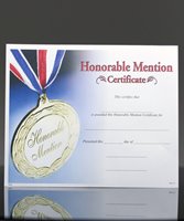 Picture of Photo-Image Certificate of Honorable Mention