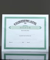 Picture of Certificate of Honor