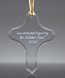 Picture of Glass Cross Tree Ornament