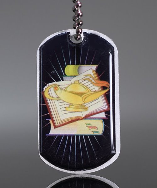 Picture of Lamp of Knowledge Dog Tag
