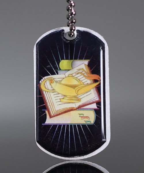 Picture of Lamp of Knowledge Dog Tag