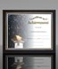 Picture of Black Linen Certificate Frame