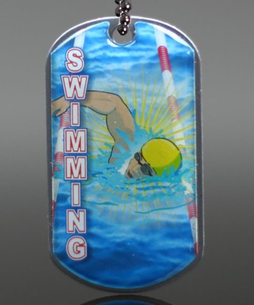 Picture of Swimming Dog Tag