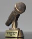 Picture of Gold Microphone Trophy Resin