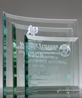 Picture of Premium Curved Glass Award