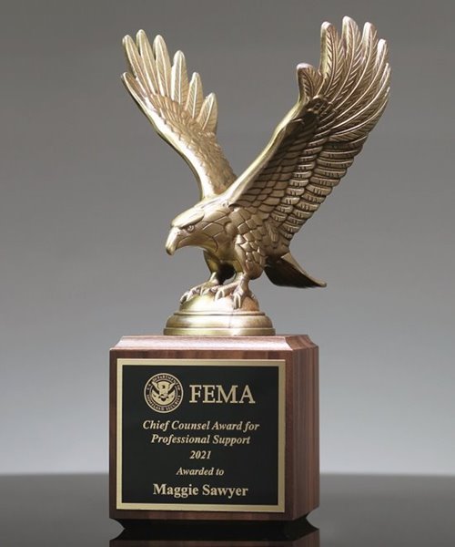 Picture of Premium Bronze Eagle Trophy