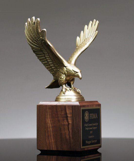 SHOP AWARDS AND GIFTS Bronze Eagle Trophy