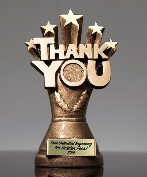 Picture of Thank You Trophy