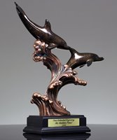 Picture of Double Dolphin Sculpture