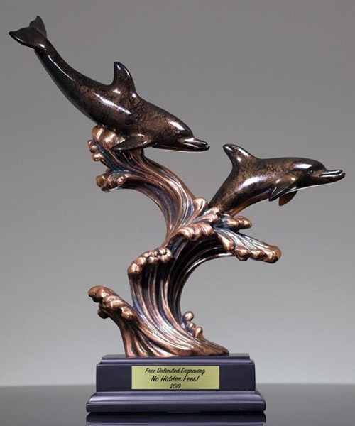 Picture of Double Dolphin Sculpture