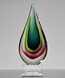 Picture of Essence Teardrop Art Glass Award