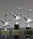 Picture of Platinum Bicycle Kick Soccer Trophy