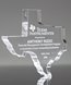 Picture of Clear Acrylic Texas Paperweight