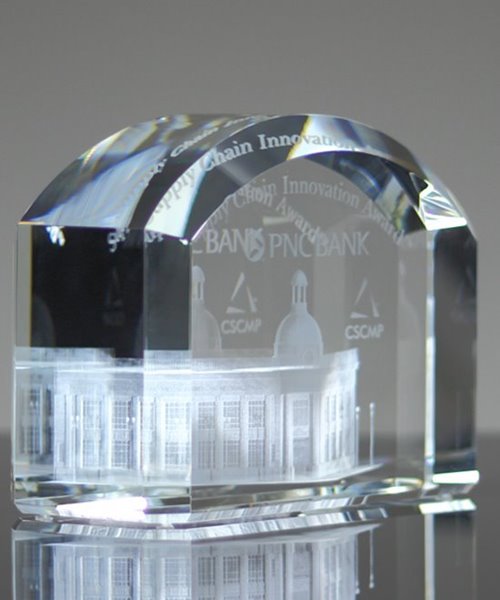 Picture of Mercer 3D Subsurface Etched Award